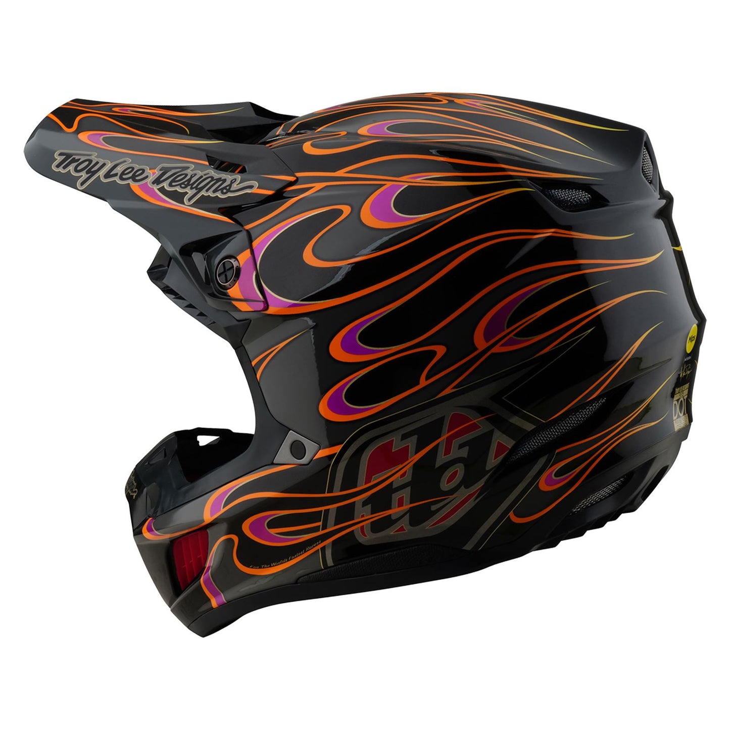Troy Lee Designs Spring 2025 MX Helmet SE5 Composite Torched Black Grey