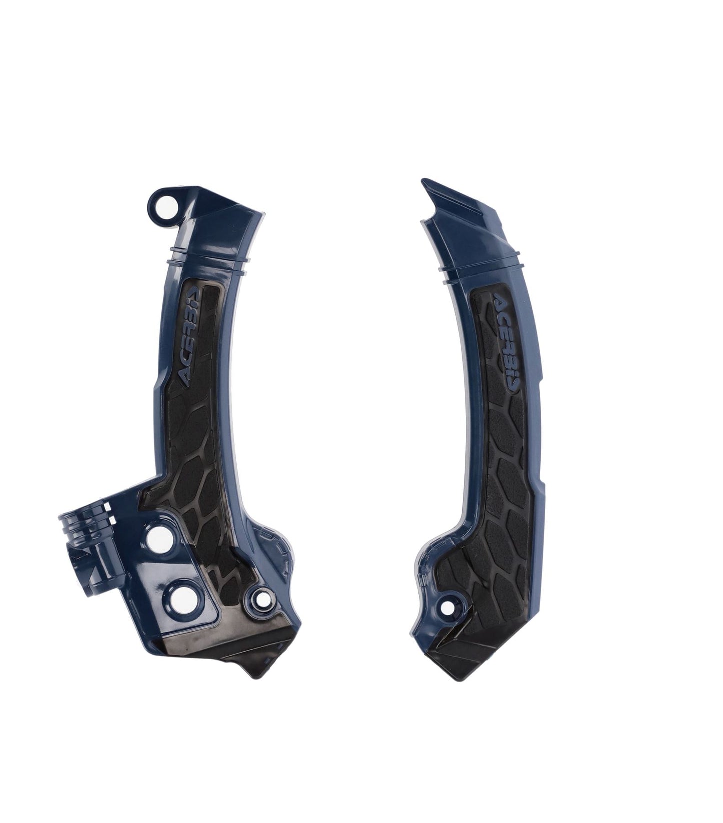 Acerbis X-Grip Frame Protector Guards Blue Black For Husqvarna TC 250 2023-2025