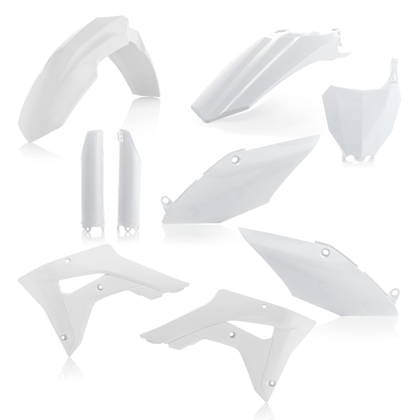 Acerbis Full Plastic Kit White For Honda CRF 450RX 2017-2018