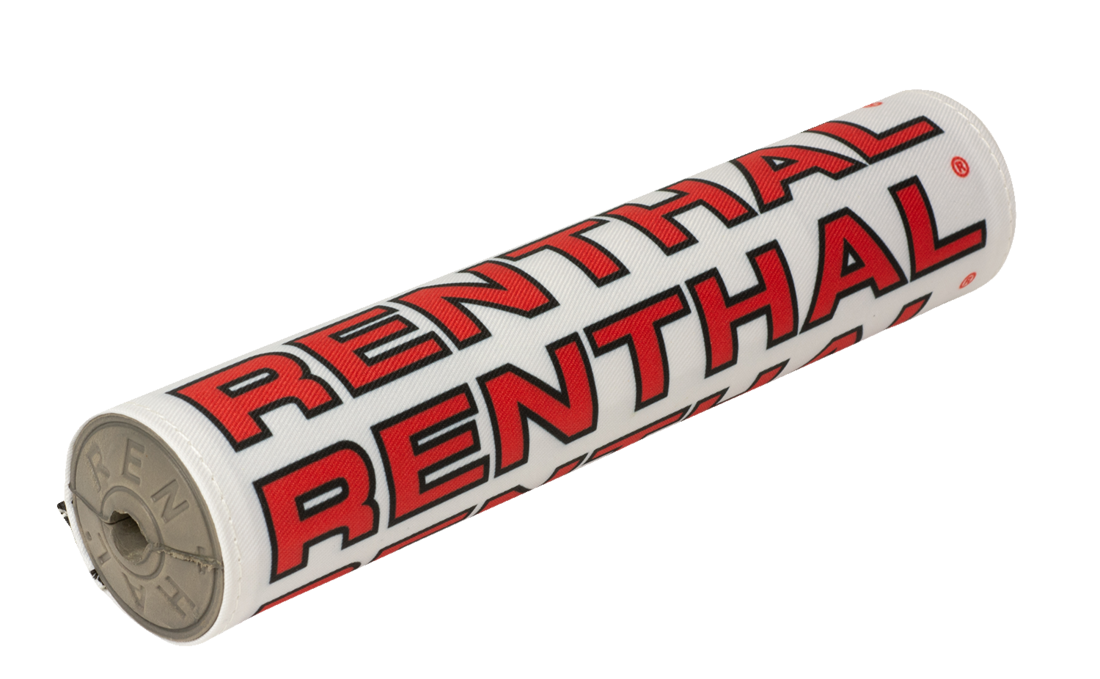 Renthal Supercross Bar Pad 10 inch/240mm Vintage White Black Red