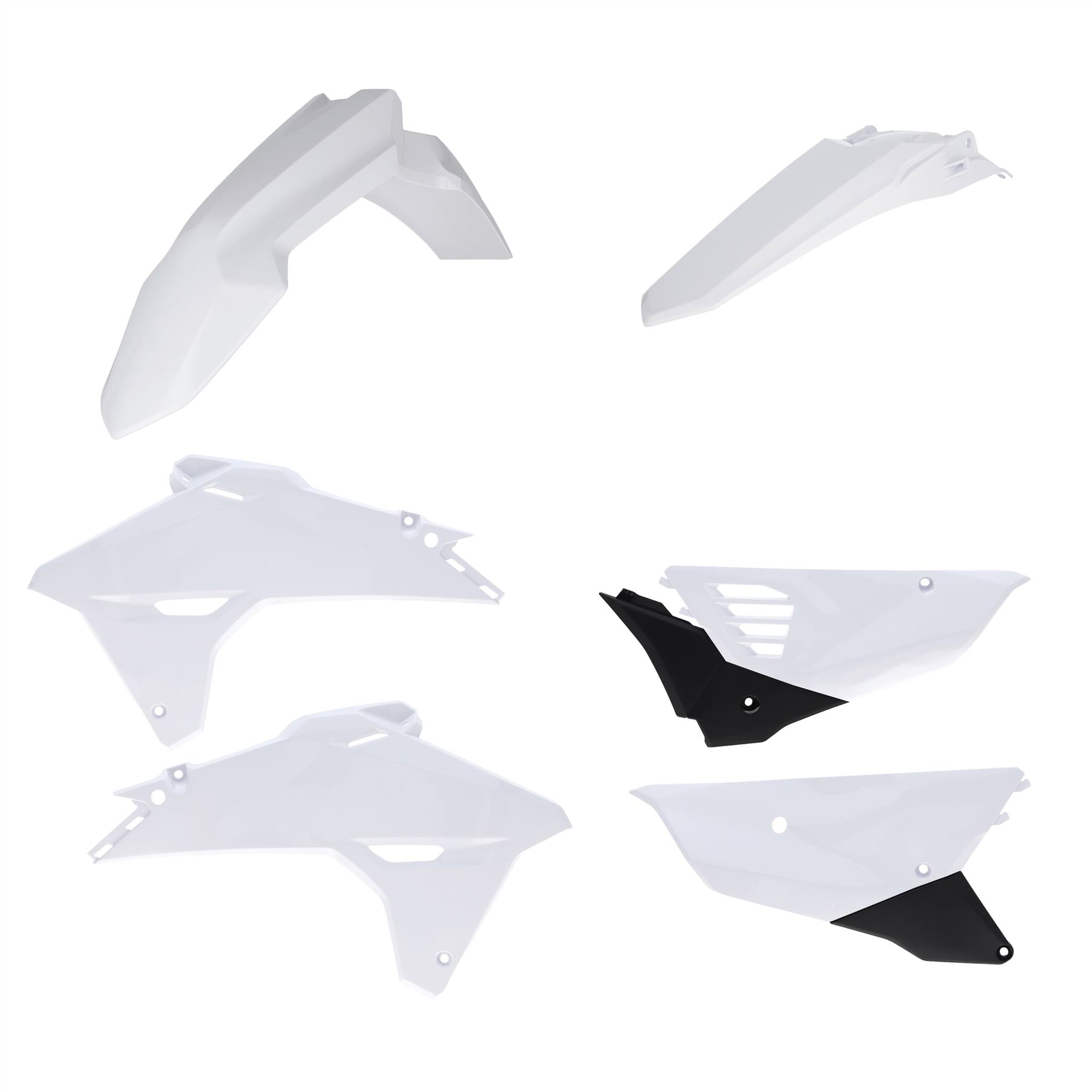 Acerbis Plastic Kit White Black 0028306.237