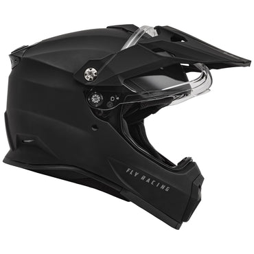 Fly Racing 2025 Trekker Solid Motocross Helmet Matte Black