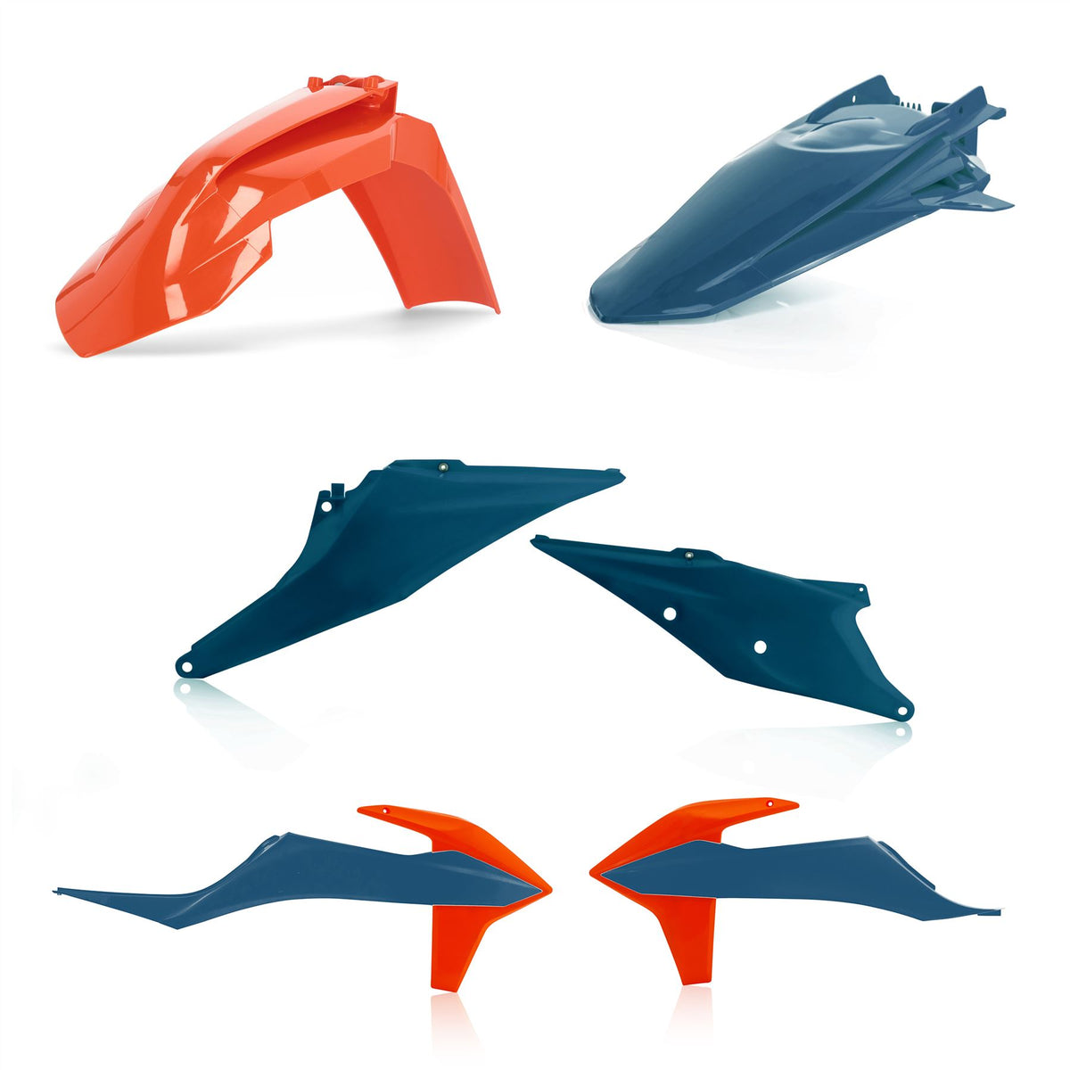 Acerbis Plastic Kit Blue Orange 0024053.243