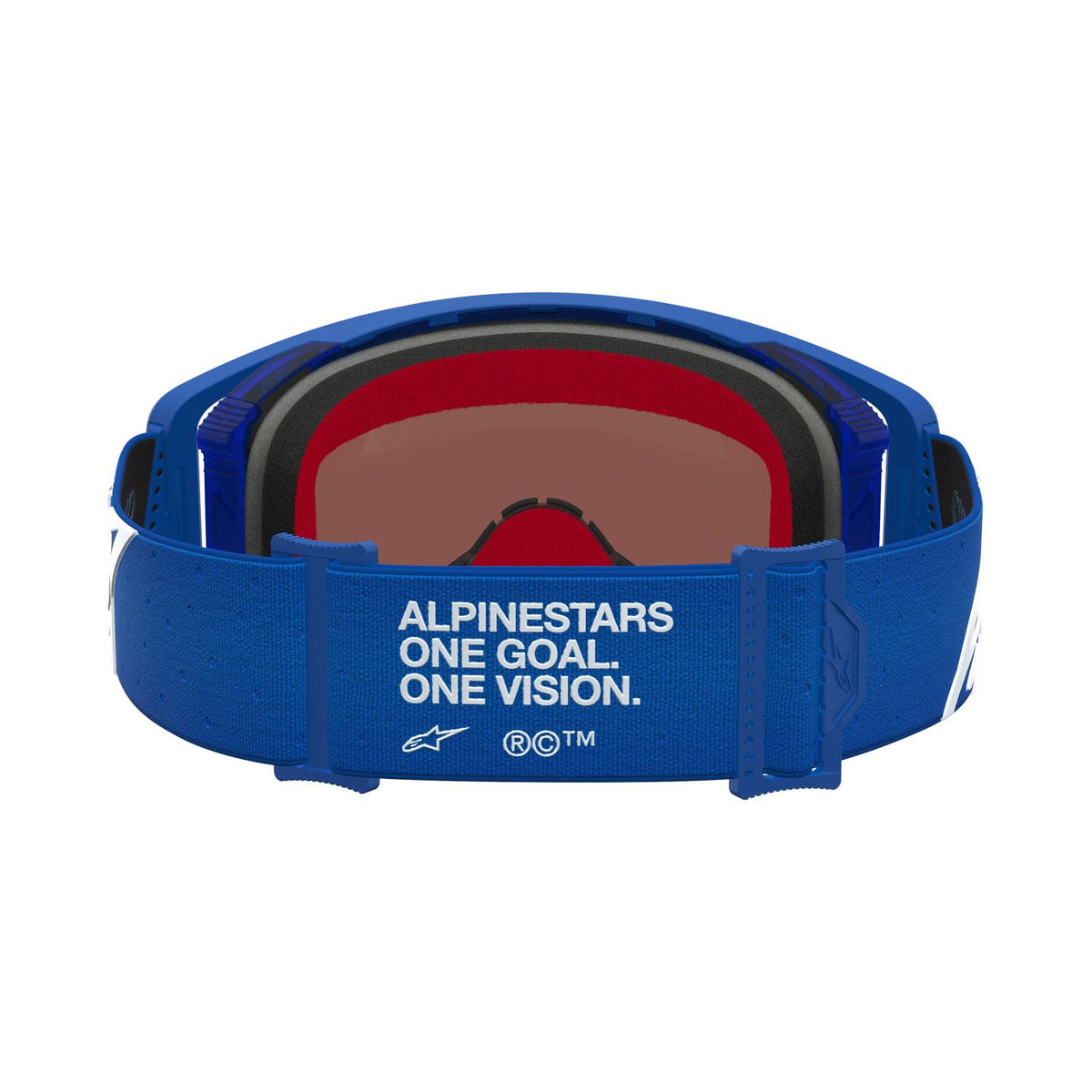 Alpinestars 2027 Supertech Vesta MX Goggles Blithe Blue White Mirror Blue
