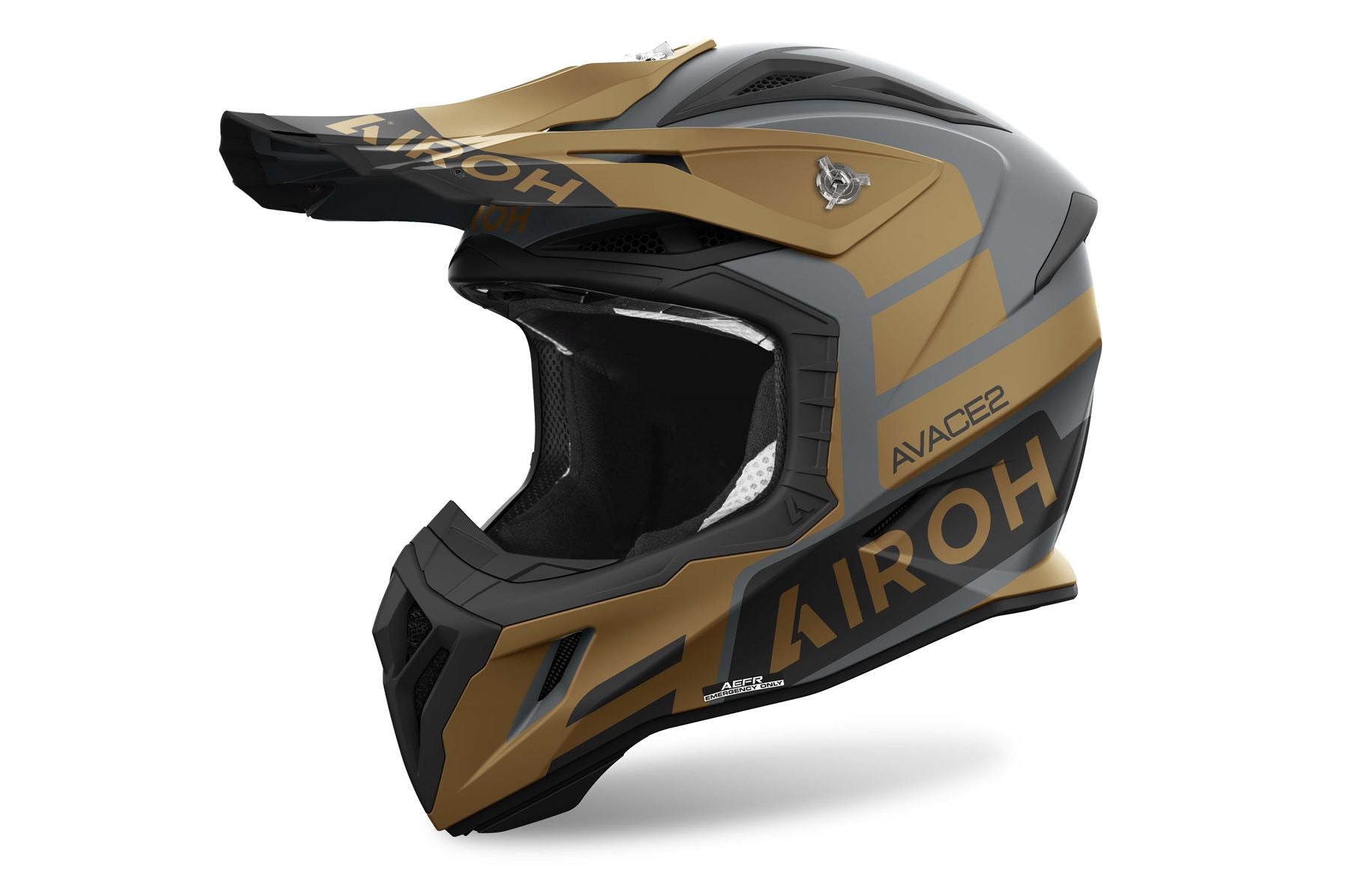 Airoh Helmet 2024 Aviator Ace 2 Sake Gold Matt Composite Carbon
