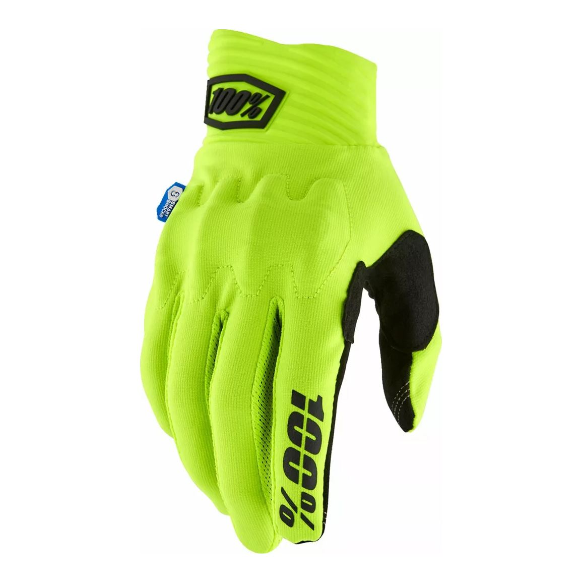 100% MX Gloves Cognito Smart Shock Flou Yellow