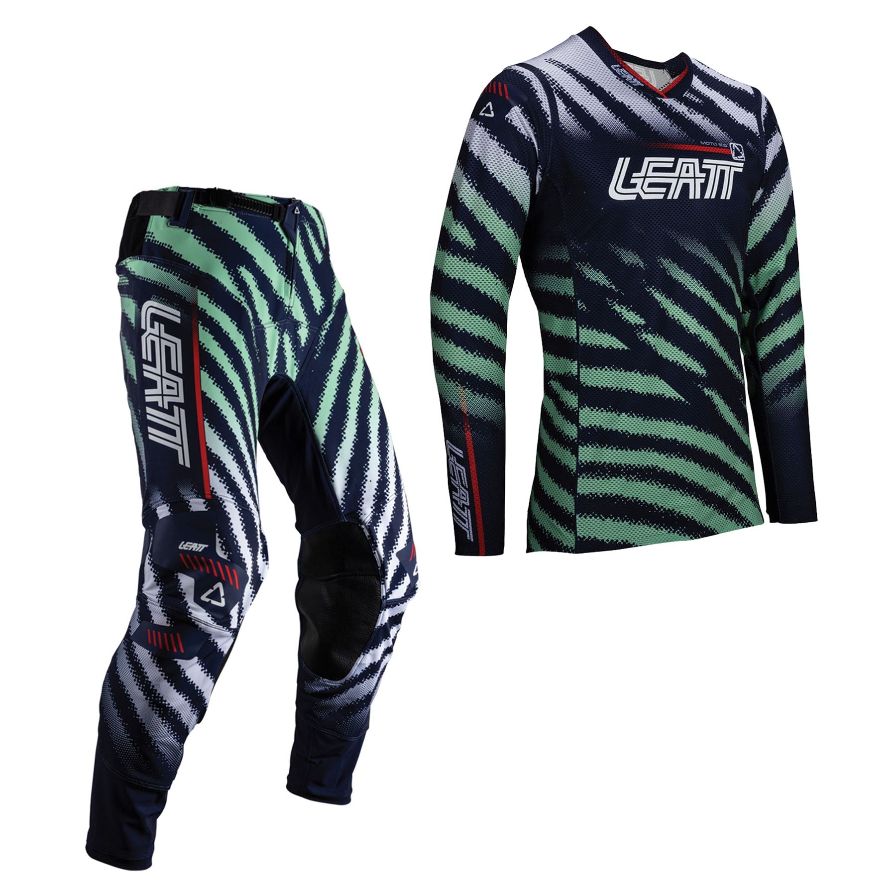 Leatt 2025 Motocross Combo Kit 5.5 Ultraweld IKS Matcha
