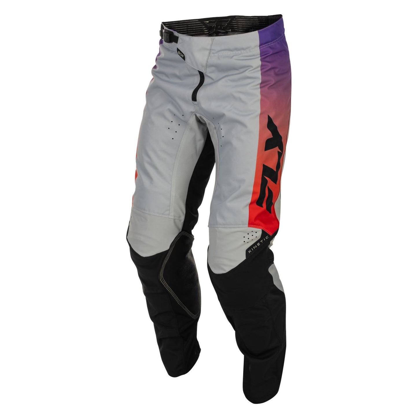 Fly Racing 2026 Motocross Combo Kit Kinetic Grey Red Purple Black