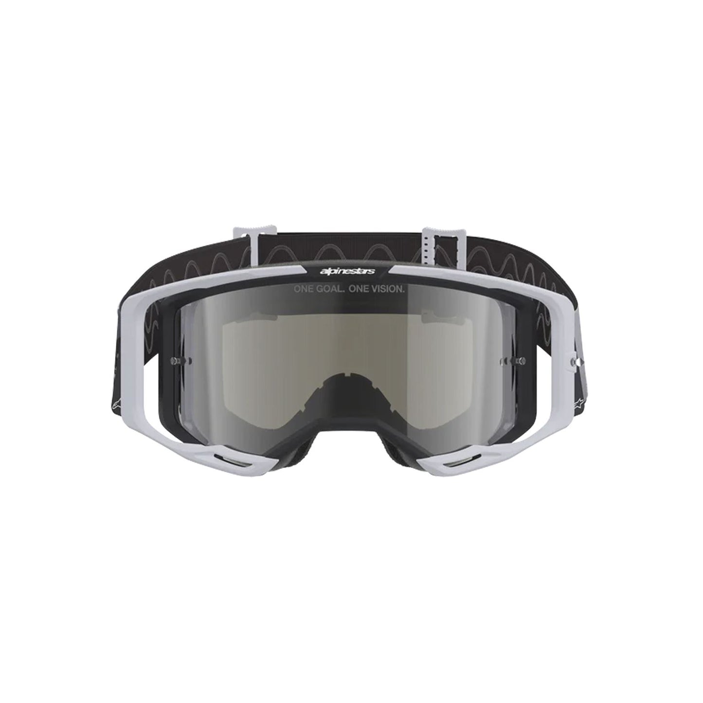 Alpinestars 2026 Vision 8 Lahnd Motocross Goggles Iron Camo Silver Mirror One Size