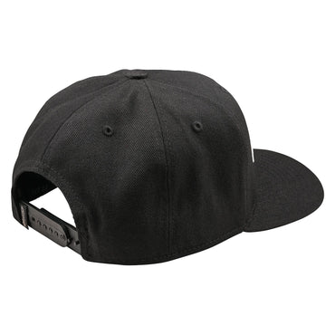 Troy Lee Designs Spring 2025 MX Signature Curved Snapback Cap Black