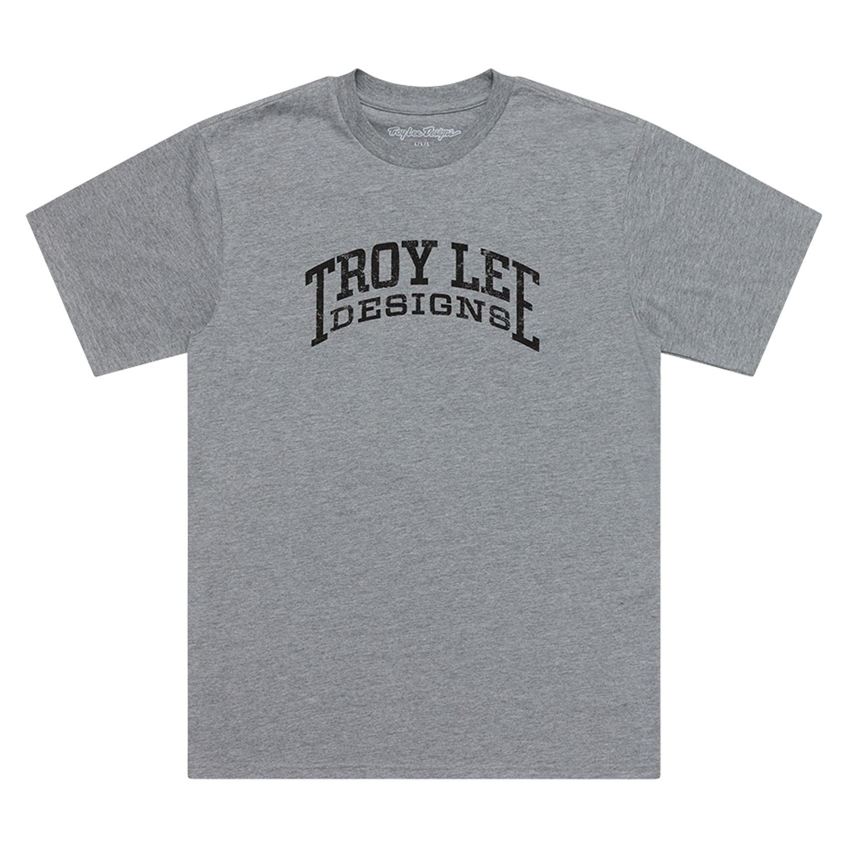 Troy Lee Designs Spring 2025 MX Scholar Casual T-Shirt Grey Heather