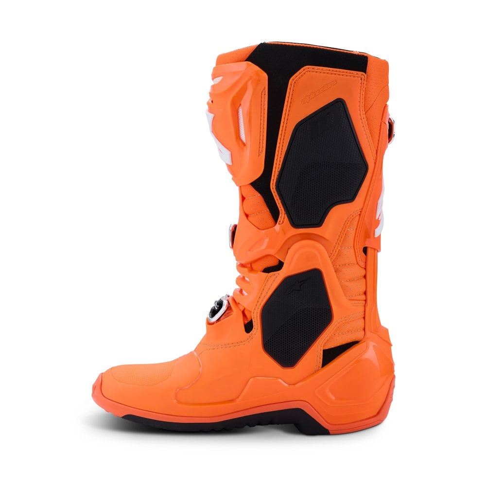 Alpinestars 2026 Tech 10 Supervented MX Boots Orange Flo Black White