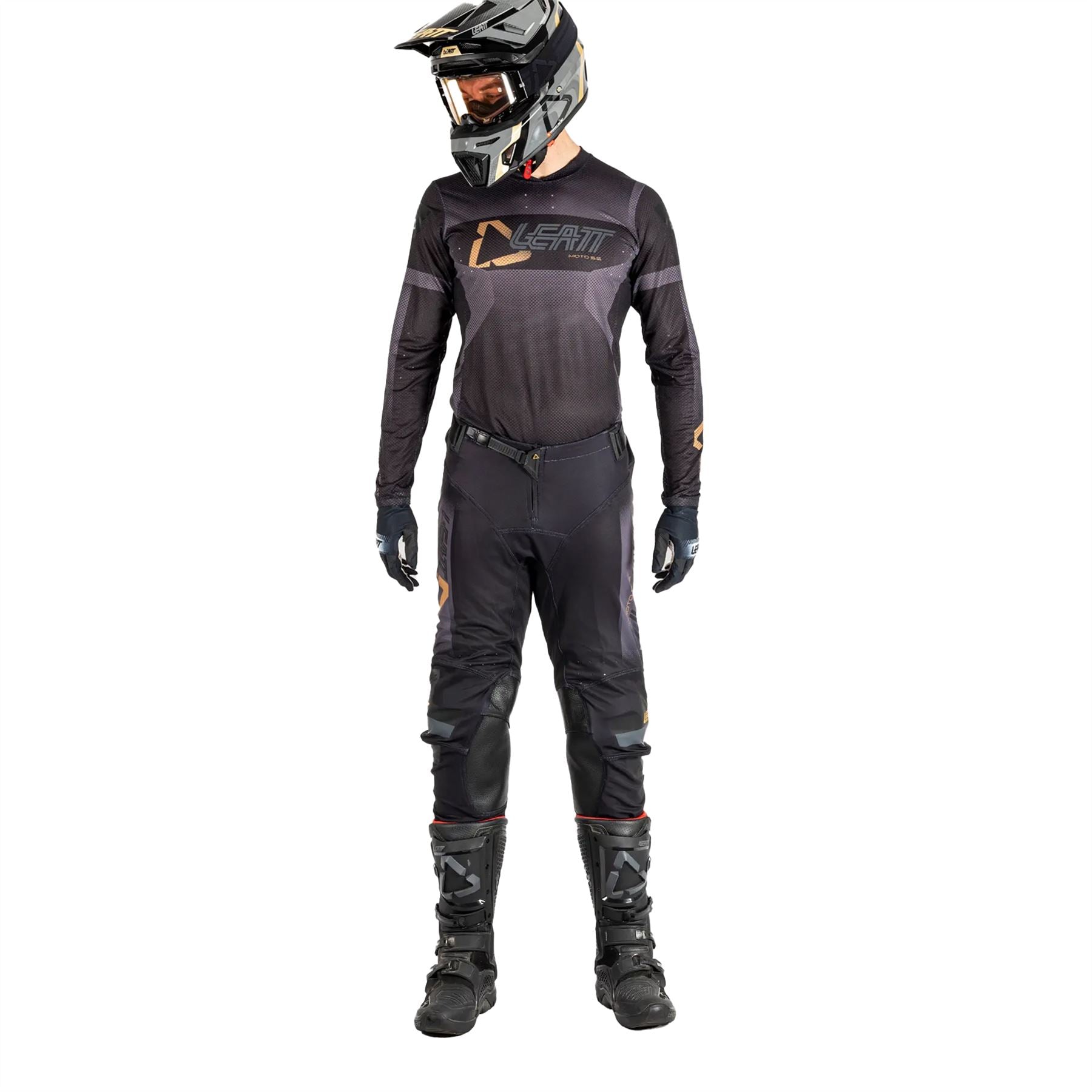 Leatt 2025 Motocross Combo Kit 5.5 Ultraweld IKS Stealth