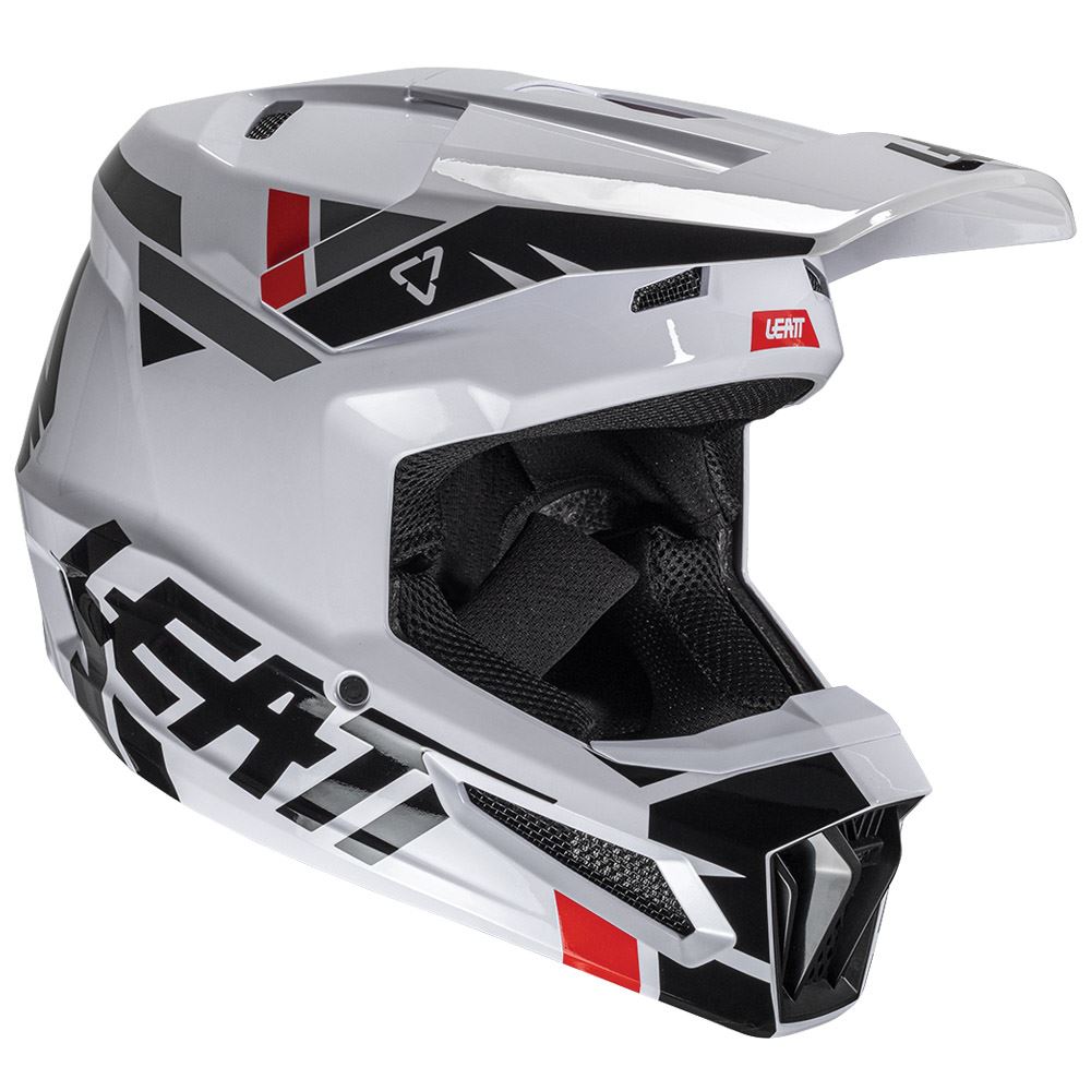 Leatt 2025 Motocross Helmet V25 2.5 White
