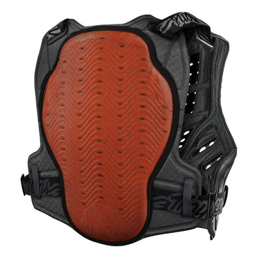 Troy Lee Designs 2025 Rockfight CE Flex Solid Black Chest Protector