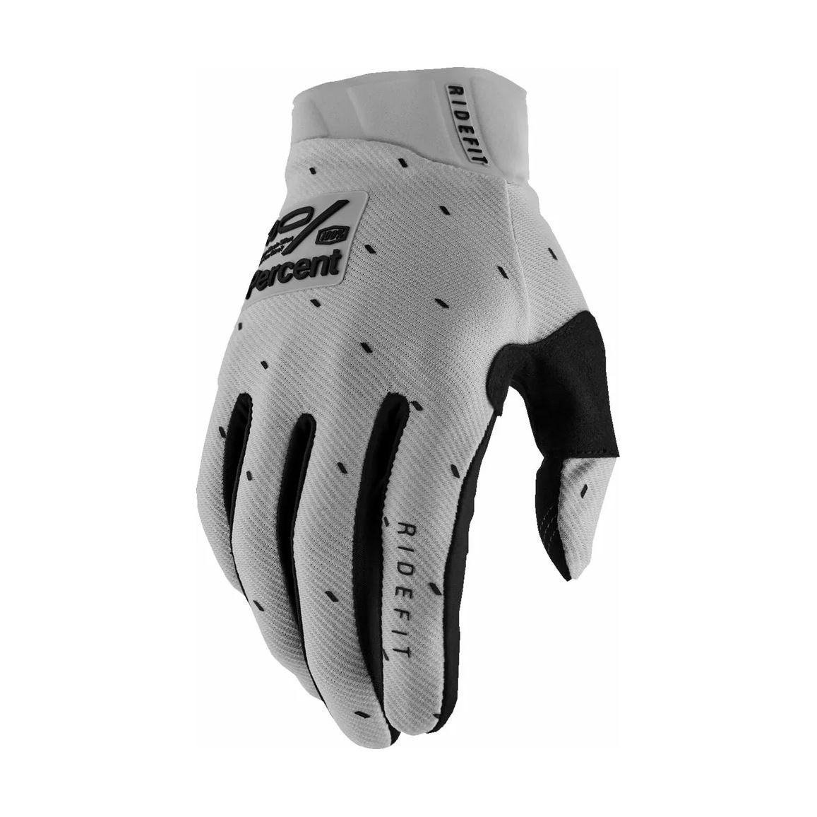 100% MX Gloves Ridefit Slasher Silver