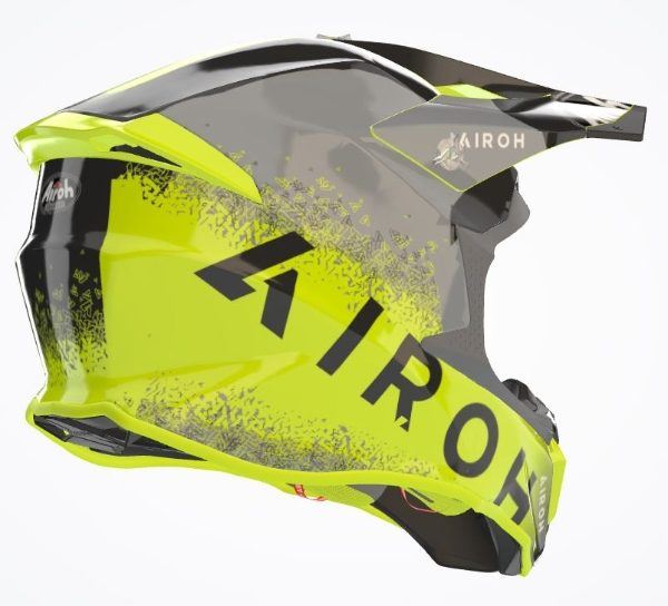 Airoh Helmet Twist 2.0 Bit Yellow Gloss