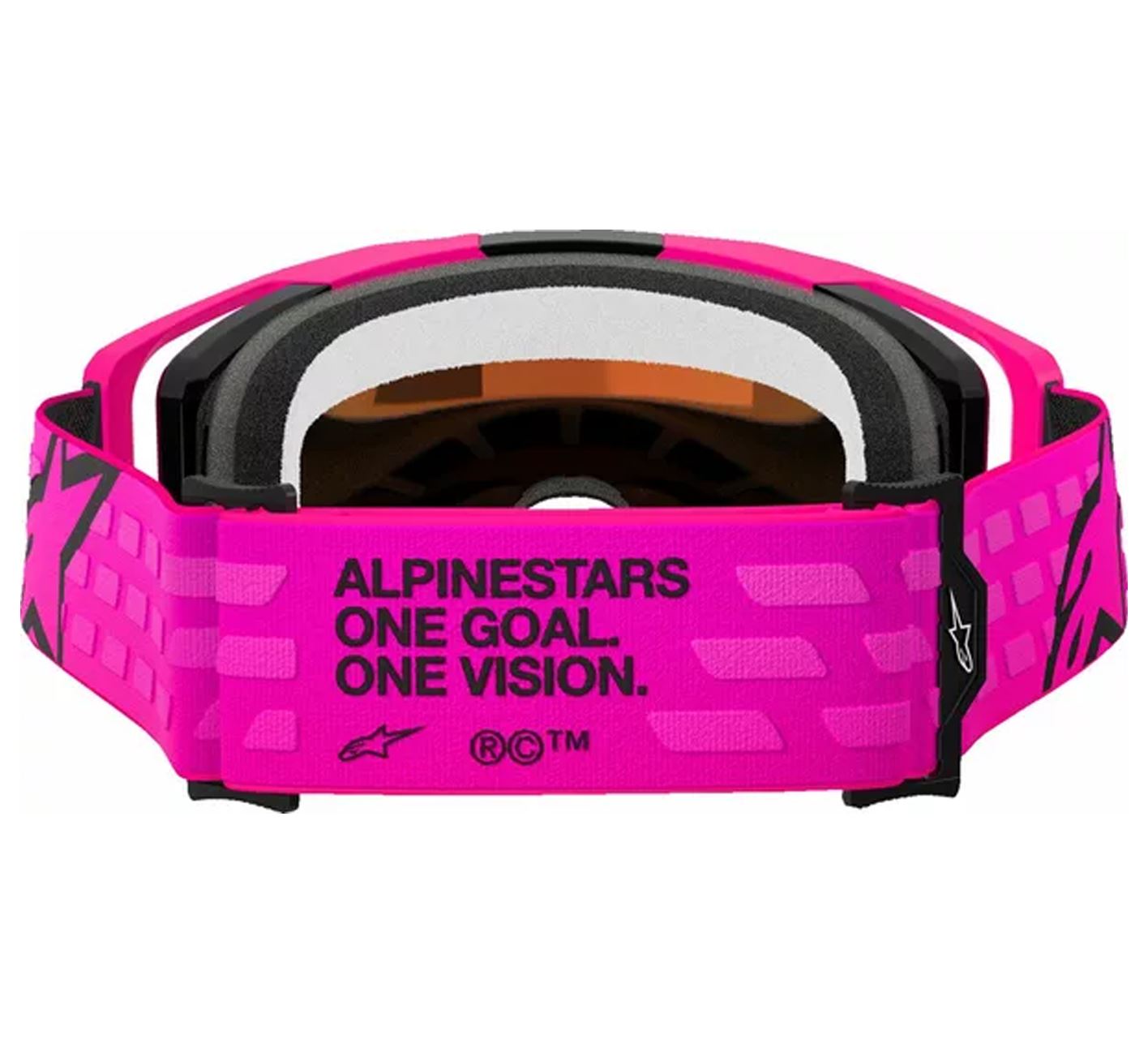 Alpinestars 2025 Goggles Vision 8 Corp Pink Mirror Red