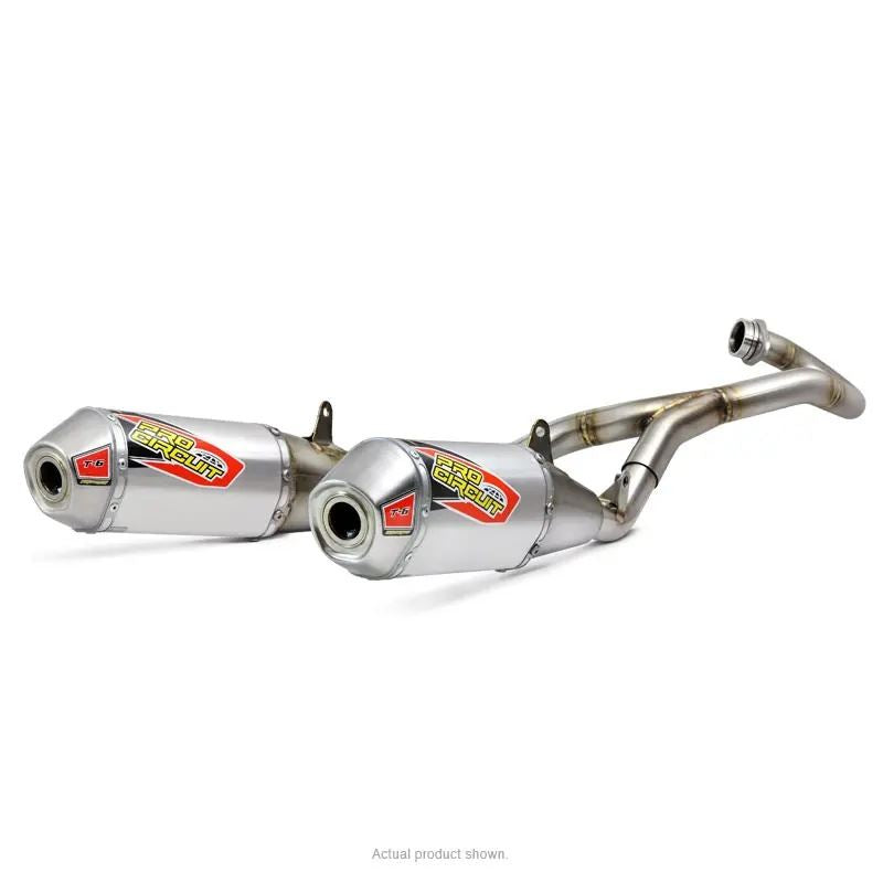 Pro Circuit T-6 Stainless Dual Exhaust System For Honda CRF 450RX 2017-2018