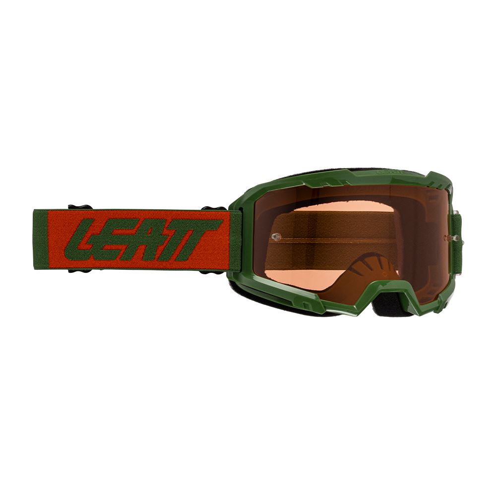 Leatt 2025 Motocross Goggles Vizion 2.5 Forest - Orange Lens