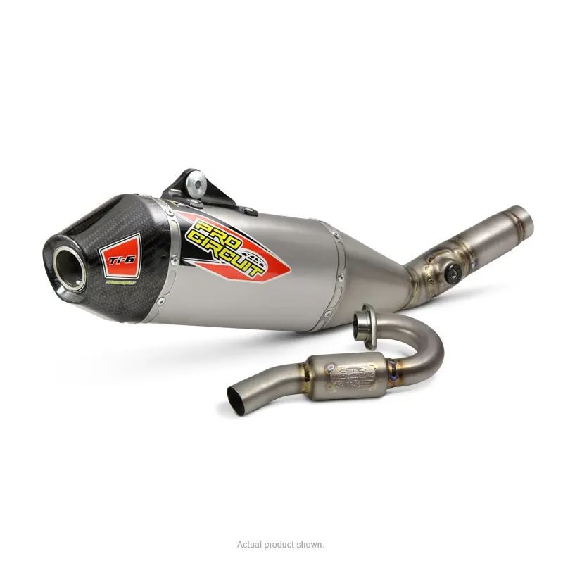 Pro Circuit Ti-6 Titanium Exhaust System For Kawasaki KX 250 2021-2024