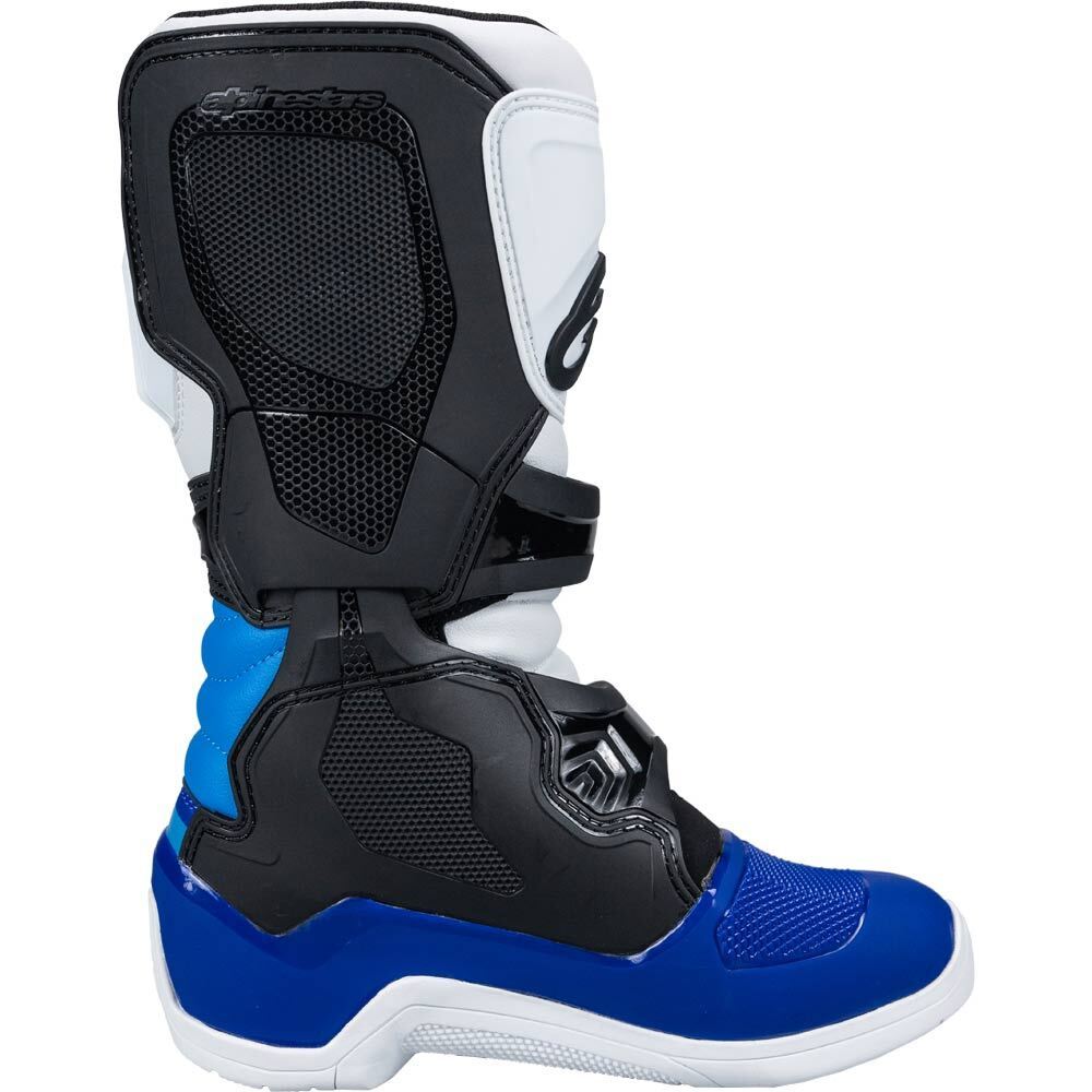 Alpinestars 2026 Tech 3S Youth Motocross Boots White Black Enamel Blue