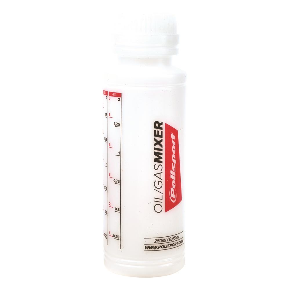 Polisport 2 Two Stroke 2T Clear Oil Measuring Jug 250ml with Cap