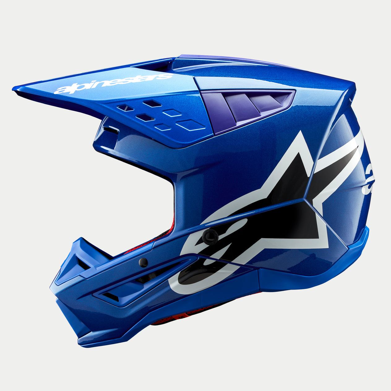 Alpinestars 2024 Supertech SM5 Corp Blue Motocross Helmet