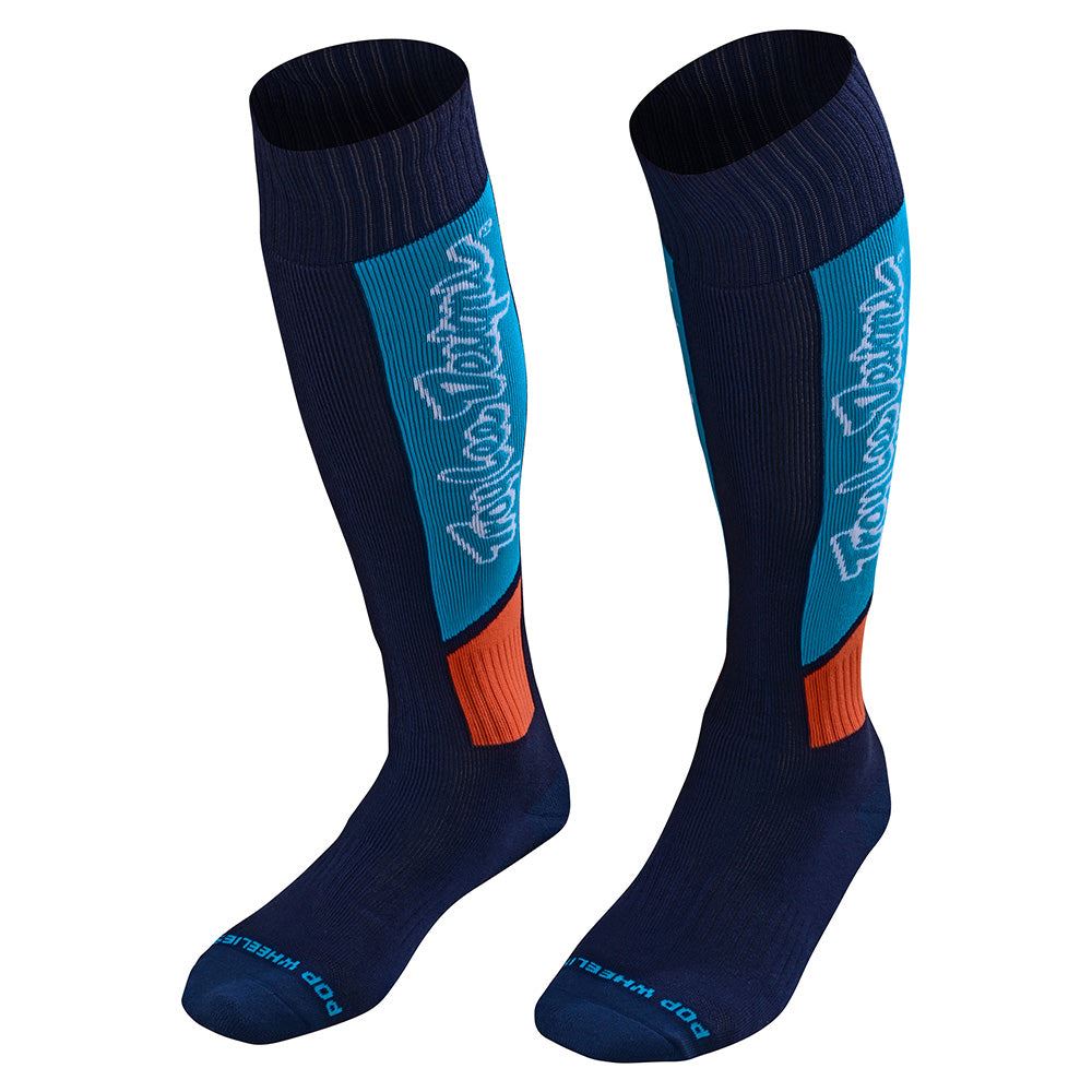 Troy Lee Designs 2024 Youth GP MX Thick Sock Vox Navy M/L