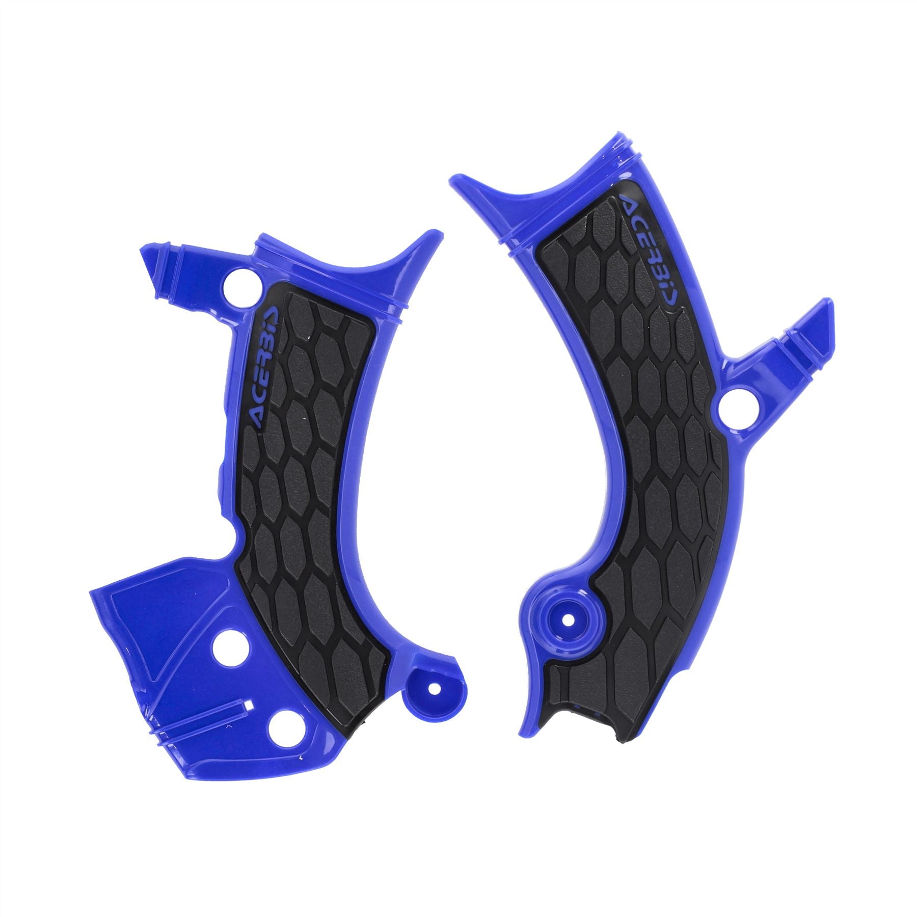 Acerbis X-Grip Frame Protector Guards Blue Black For Yamaha WR 450 F 2024-2025
