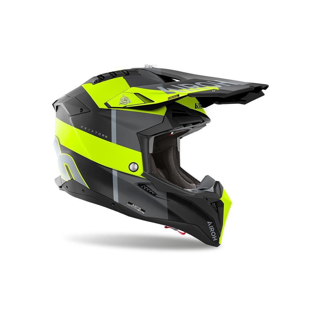 Airoh 2025 Helmet Aviator 3 Monarch Yellow Matt