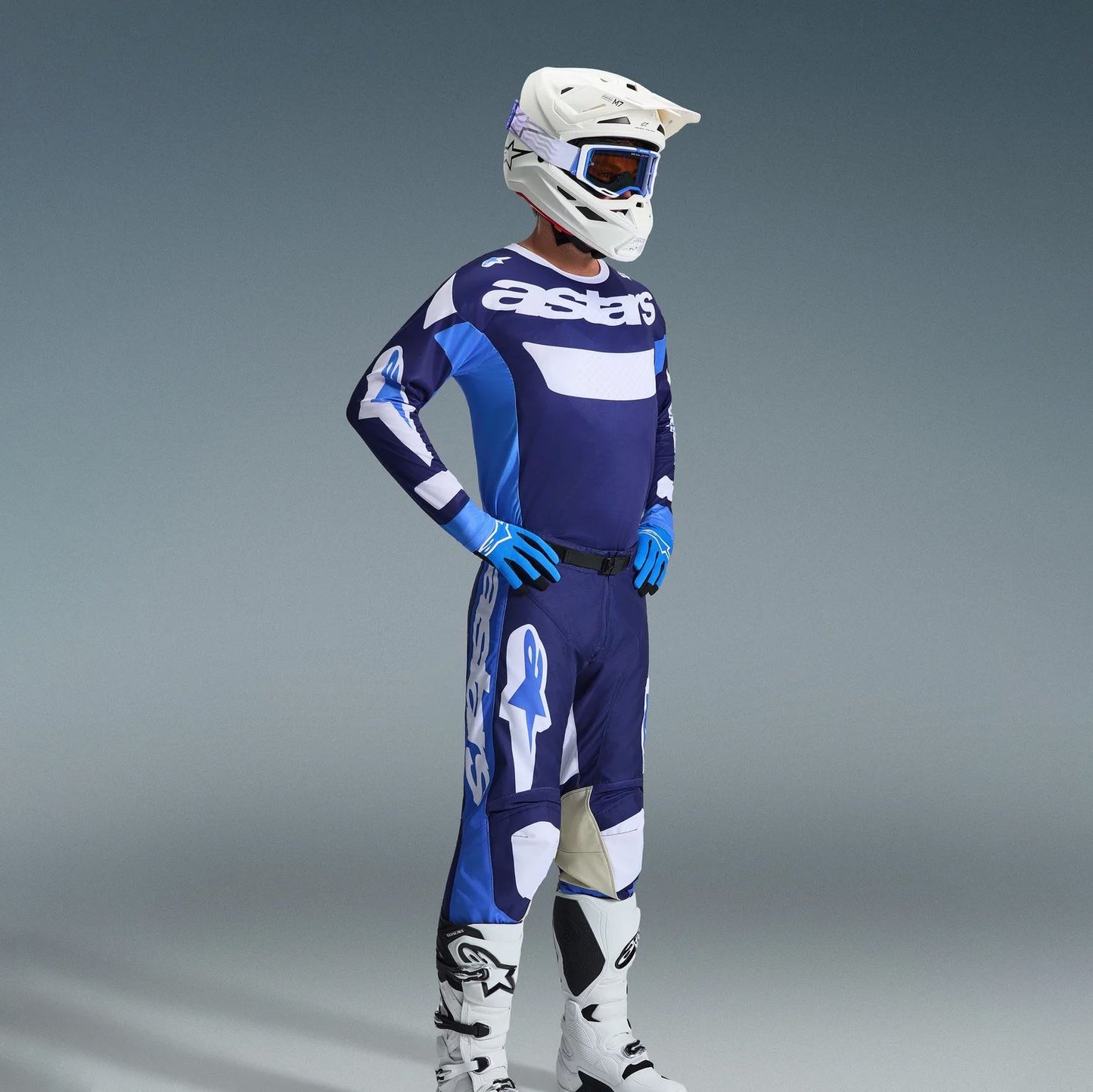 Alpinestars 2026 Racer Riway Motocross Combo Kit Ucla Blue White