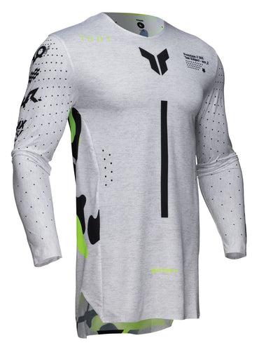 Thor 2025 Motocross Jersey White Acid