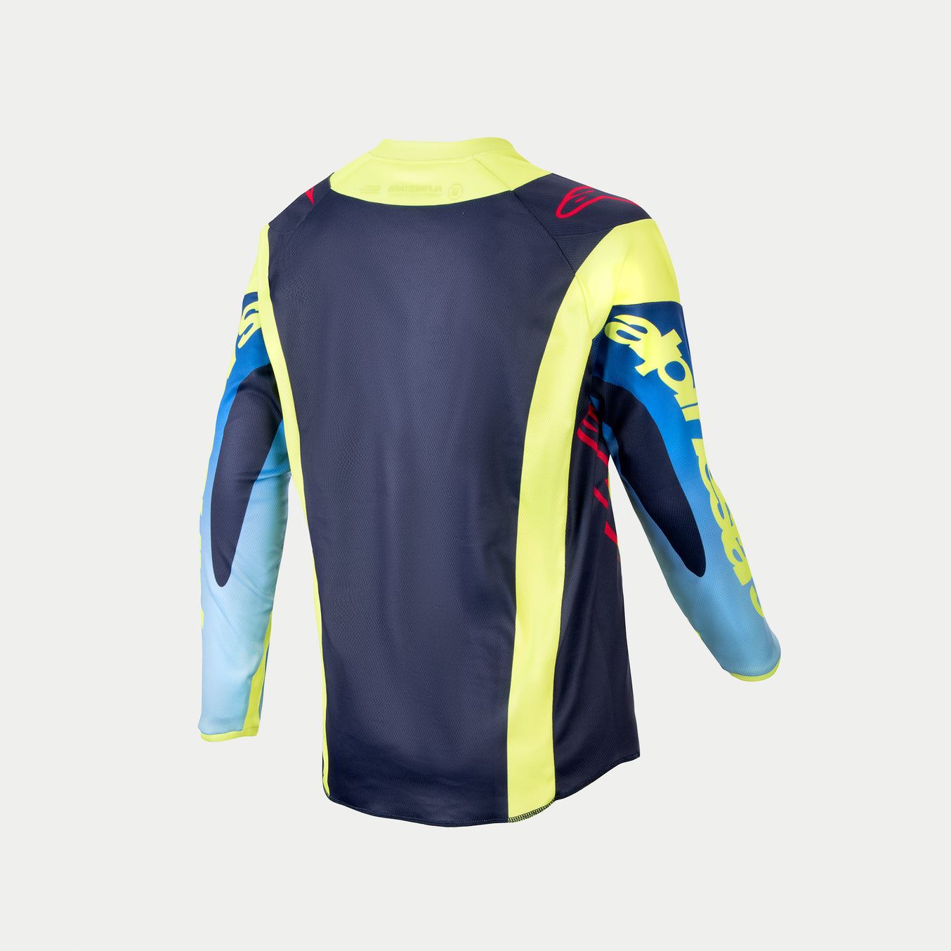 Alpinestars 2024 Racer Hoen Youth Motocross Combo Kit Yellow Fluo Blue Night Navy CLEARANCE
