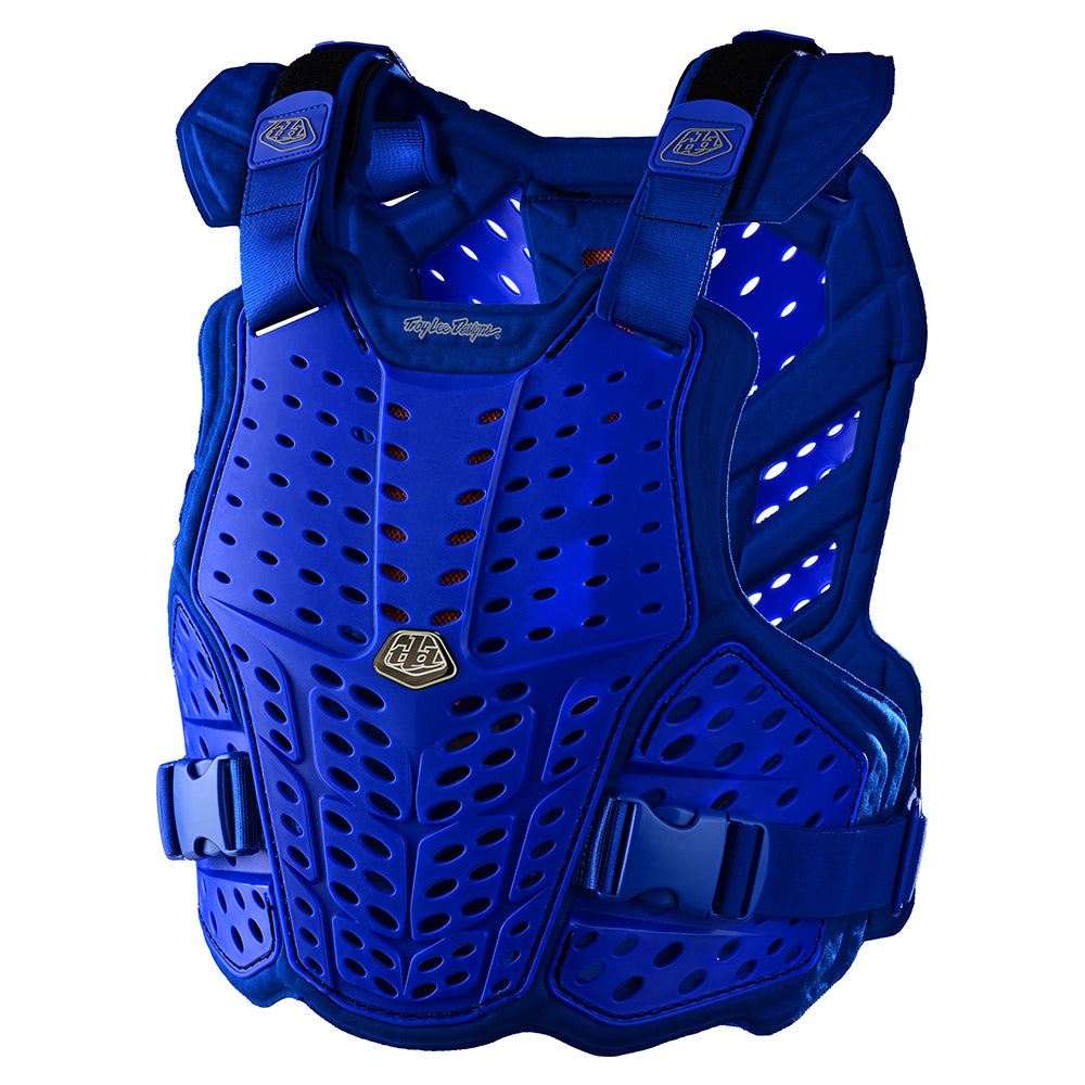 Troy Lee Designs 2025 Youth Rockfight Solid Blue Chest Protector Youth