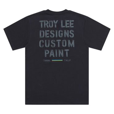 Troy Lee Designs Spring 2025 MX Paint Shop Casual T-Shirt Carbon