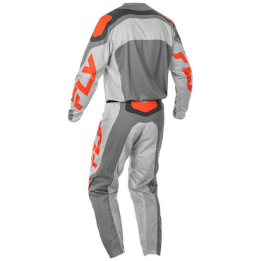 Fly Racing 2025 Motocross Combo Kit F-16 Grey Orange