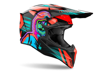 Airoh Helmet 2024 Wraaap Cyber Orange Gloss