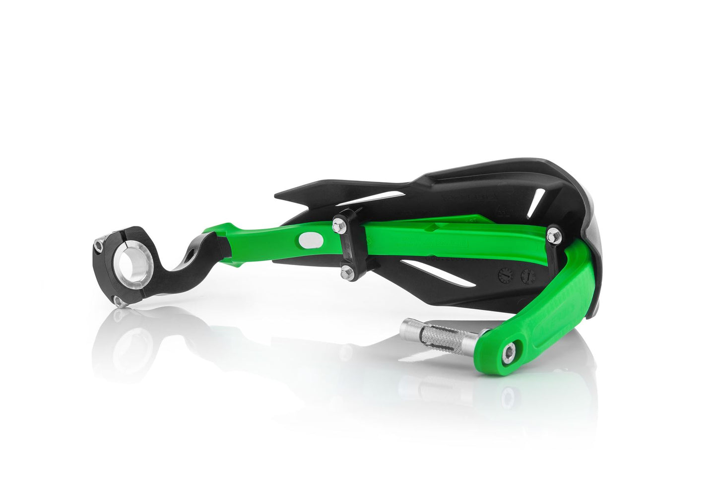 Acerbis X-Factory Black Green Handguards Kawasaki KX 450 2020 - 2024