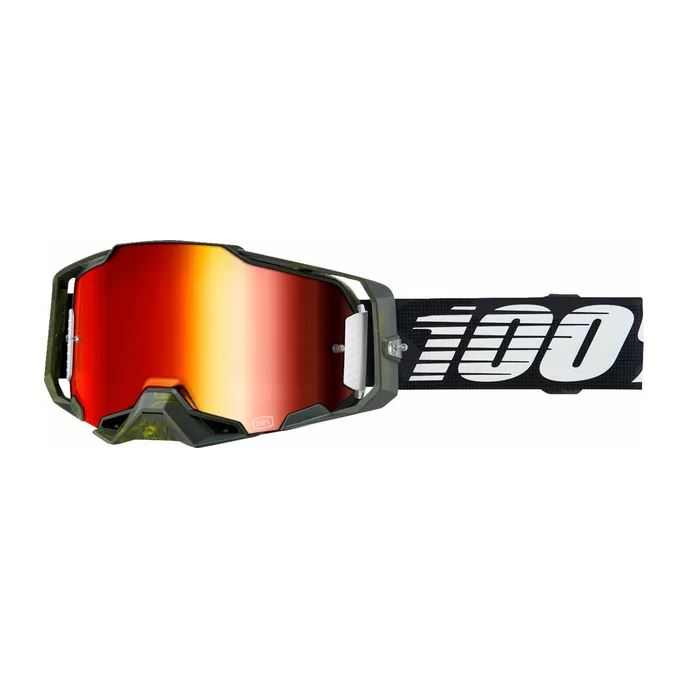 100% MX Goggles Armega Soledad Red Mirror