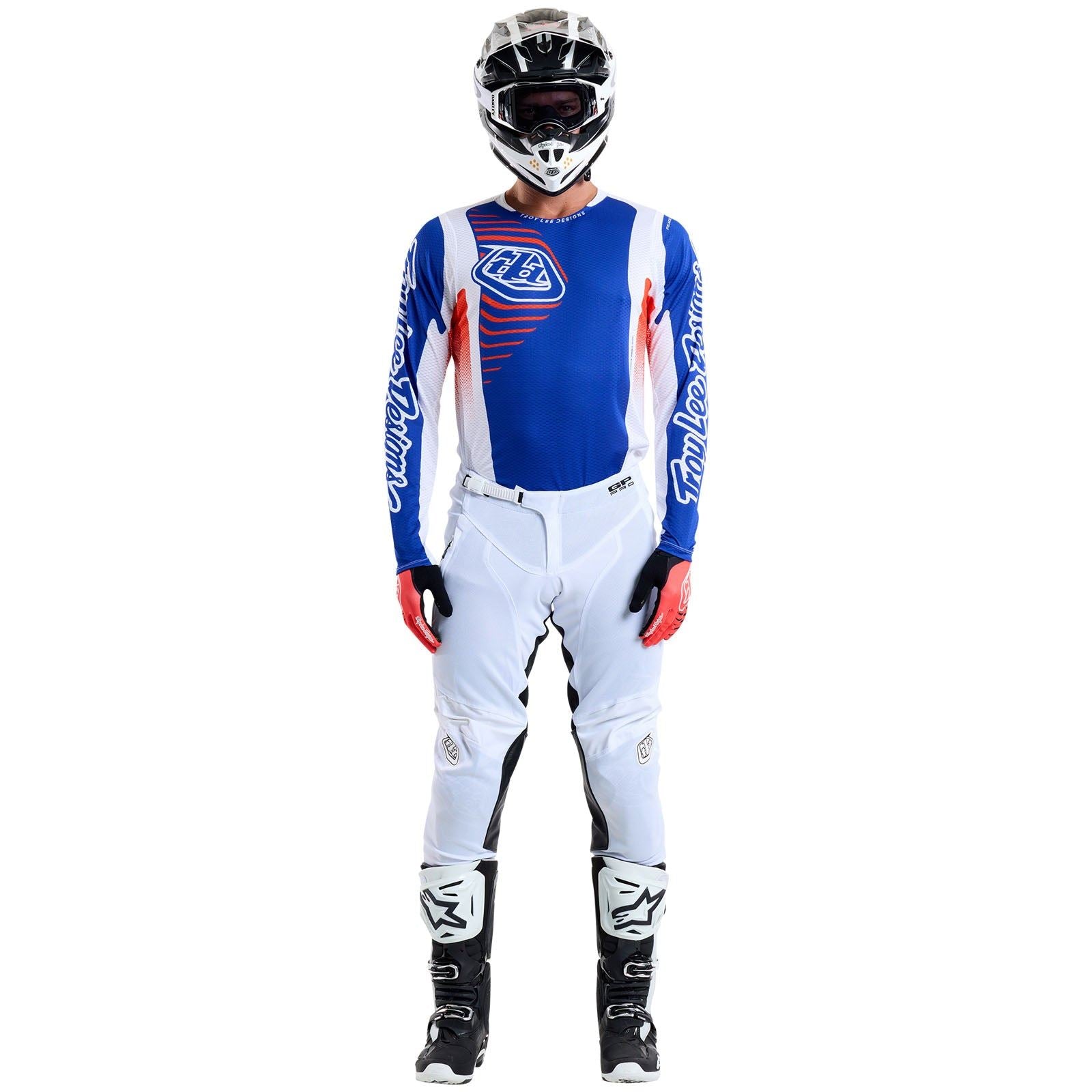 Troy Lee Designs Spring 2025 MX Combo Kit GP PRO AIR Ripple Orange Blue