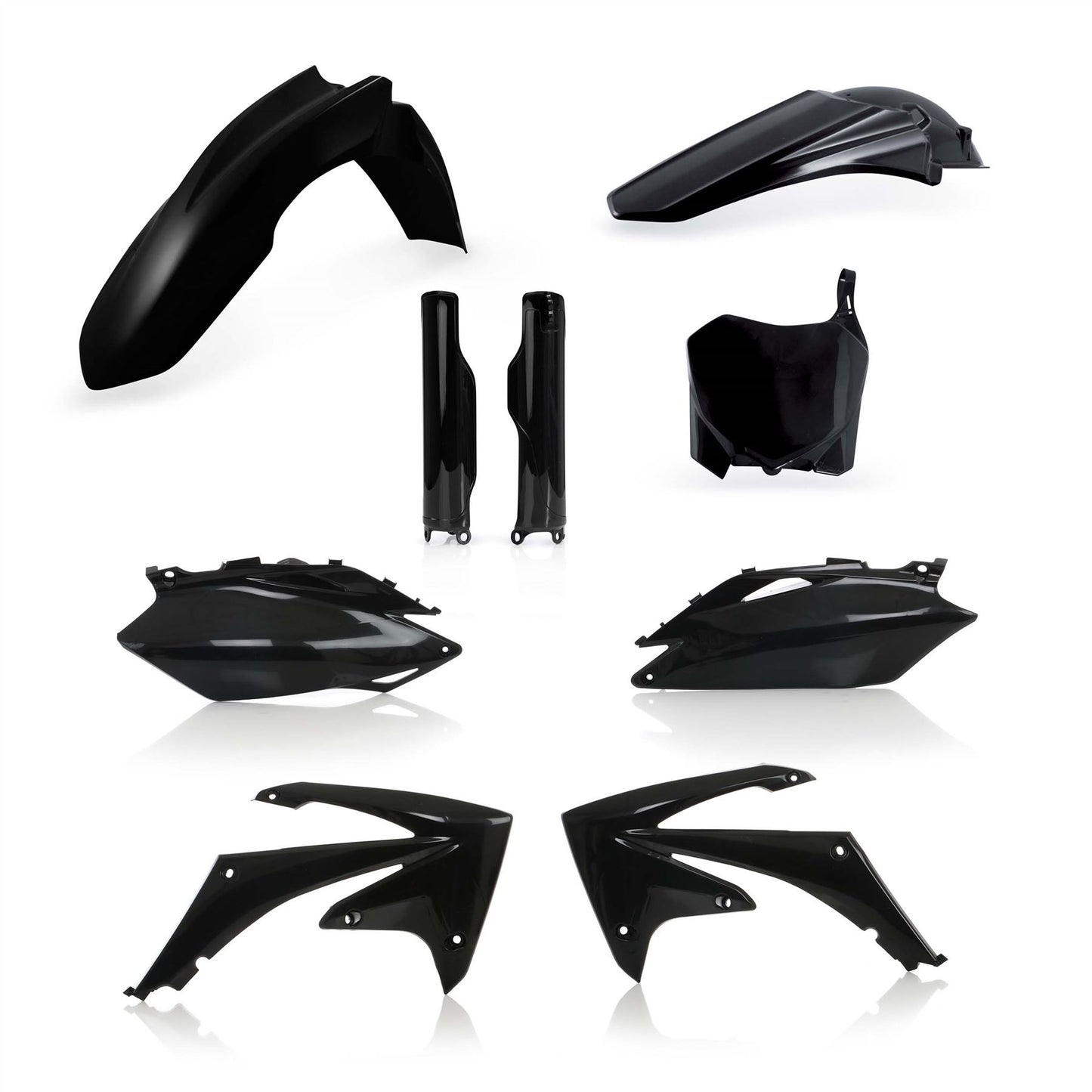 Acerbis Full Plastic Kit Black For HONDA 0013979.090