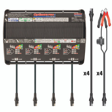 OptiMate PRO-1 DUO 4 Channel Combination Battery Charger Tester & Power Supply