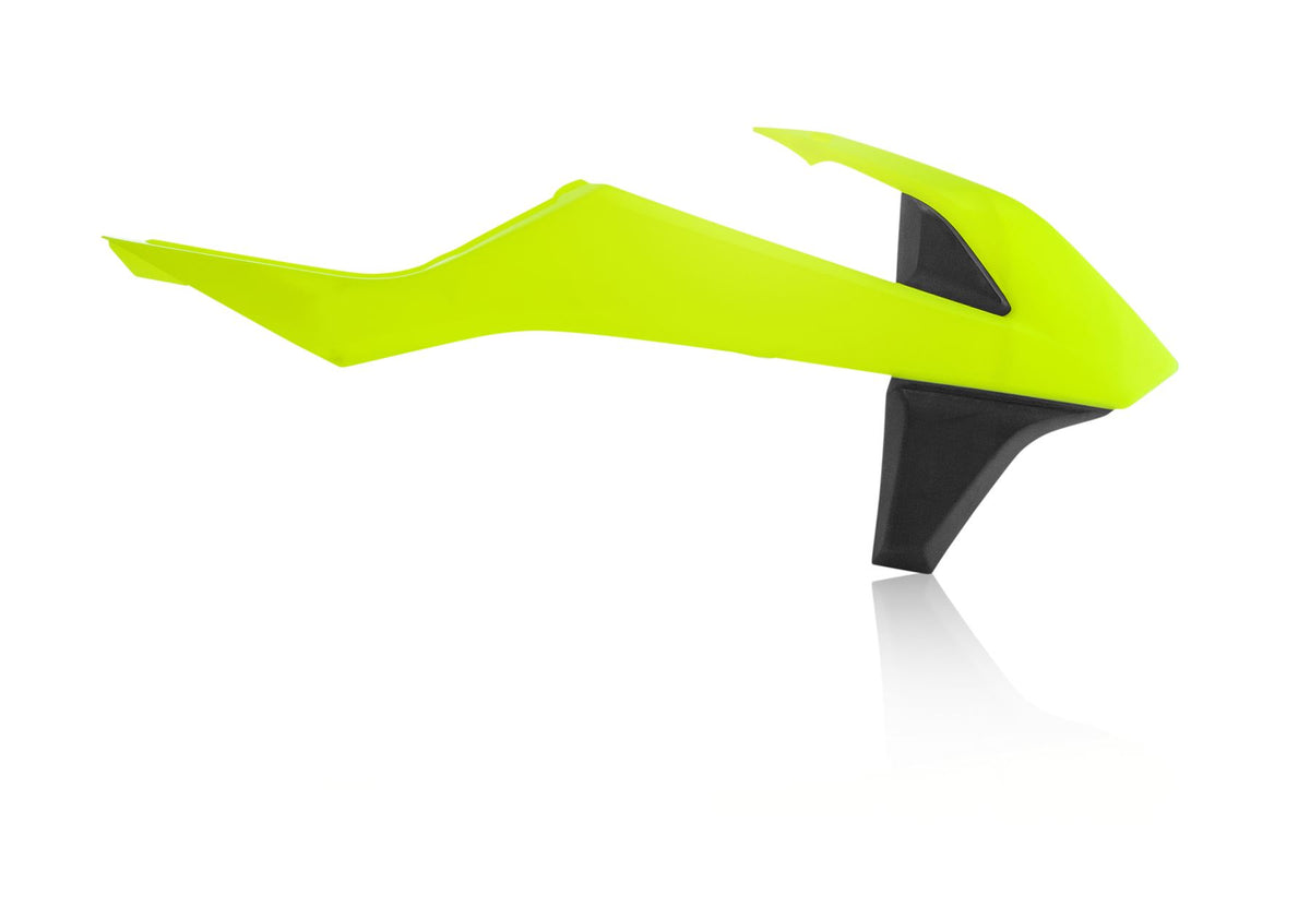Acerbis Radiator Rad Scoops Yellow Flou Black For KTM XC-W 125 2017-2019