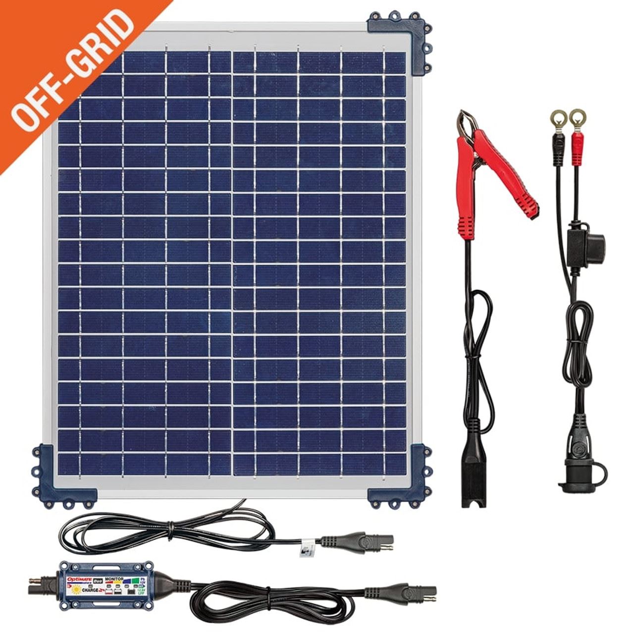 OptiMate Duo Solar Panel 20W Battery Charger Maintainer