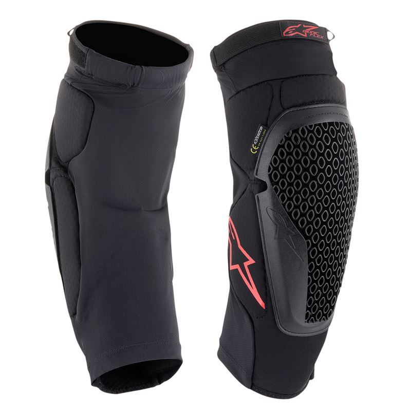Alpinestars 2026 Bionic Flex Knee Protectors Black Red