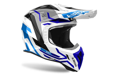 Airoh Helmet 2024 Aviator Ace 2 Ground Blue Gloss Composite Carbon