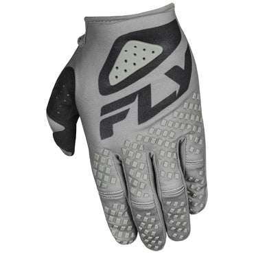 Fly Racing 2025 Kinetic Sym Motocross Gloves Grey Black