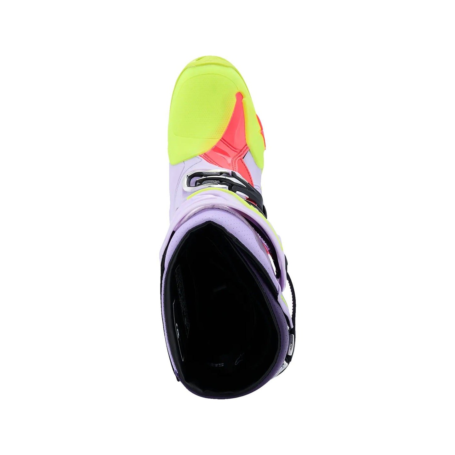 Alpinestars 2026 Tech 10 Supervented MX Boots Purple Yellow Flo Diva Pink