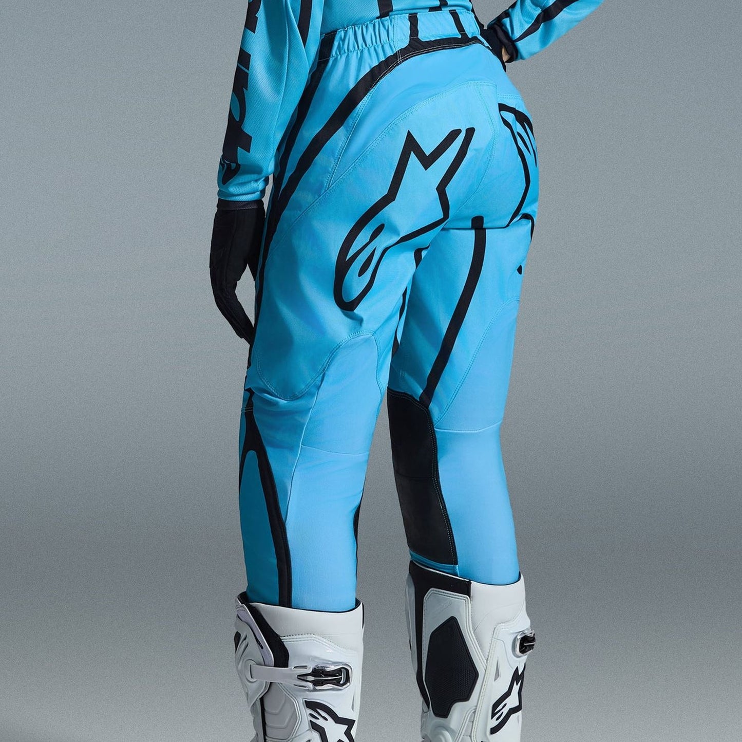 Alpinestars 2026 Womens Stella Fluid Apex Motocross Pants Tropical Black